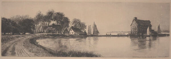 Landscape, 1890 (drypoint)