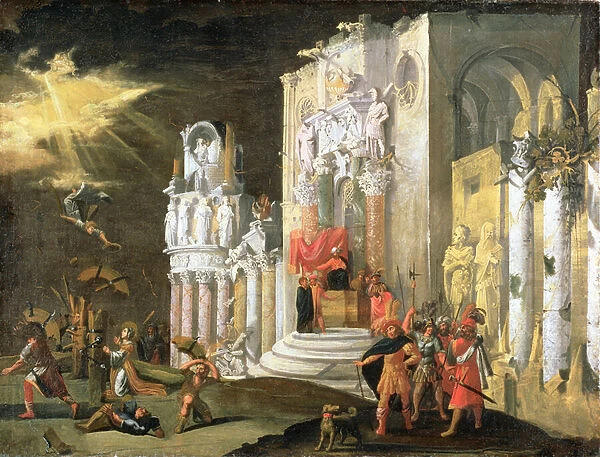 The Martyrdom of St. Catherine, 17th century (oil on canvas)