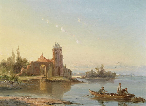 Medenbluk, Zuider Zee, Holland, 1863 (oil on canvas)