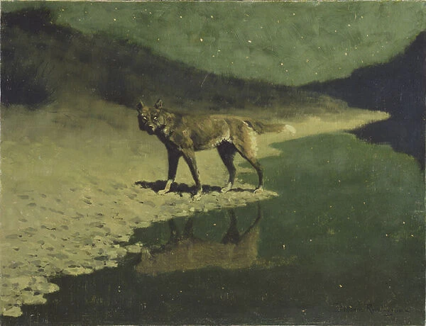 Moonlight, Wolf, c. 1904 (oil on canvas)