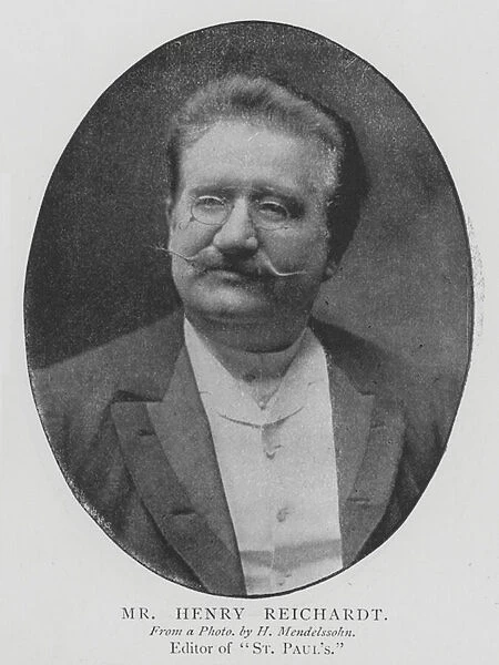Mr Henry Reichardt (engraving)