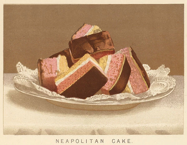 Neapolitan Cake (colour litho)