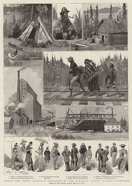 Across the North American Continent by the Canadian Pacific Railway, Winnipeg (engraving)