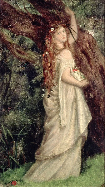 Ophelia (oil on panel)