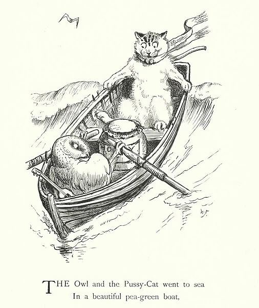 The Owl And The Pussy Cat (engraving)