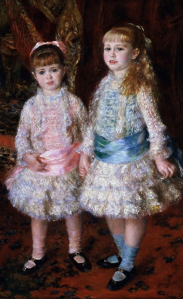 Pink and Blue or, The Cahen d Anvers Girls, 1881 (oil on canvas)