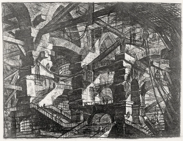 Plate from the Carceri d invenzione series, 1761 (etching)