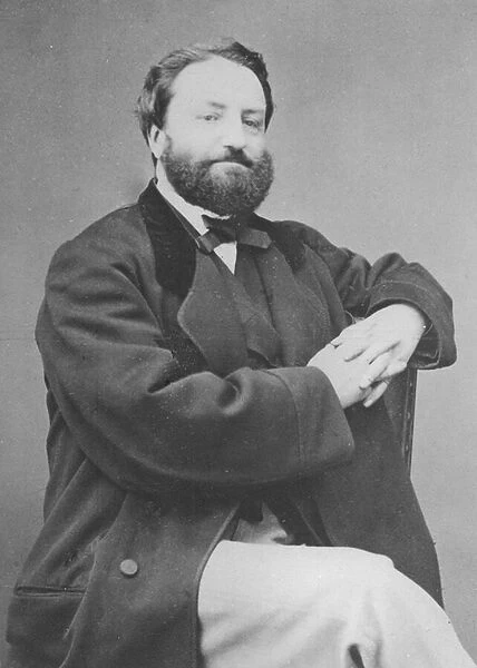 Portrait of Alfred Assollant (b  /  w photo)