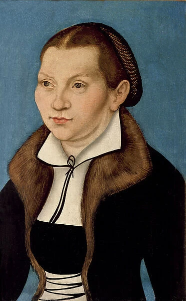 Portrait of Katherine von Bora (1499-1552) 1529 (oil on panel)