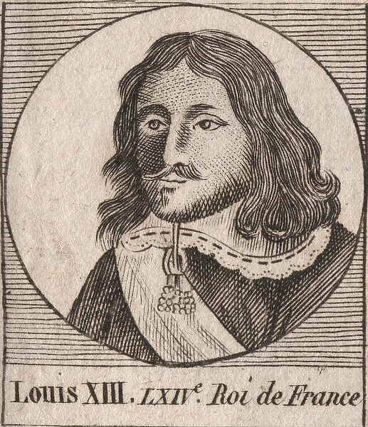 Portrait of Louis XIII the Juste (1601-1643) King of France - Louis XIII