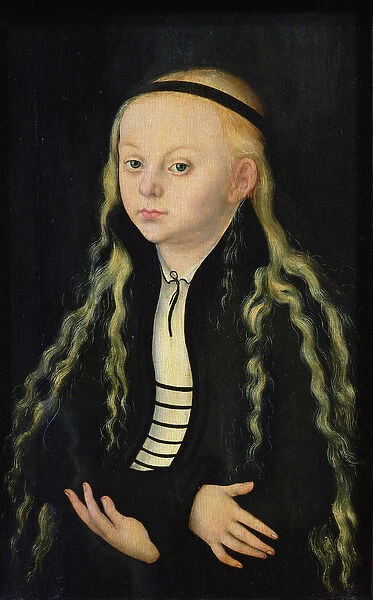 Portrait of a Young Girl, possibly Magdalena Luther (1529-42) (oil on panel)