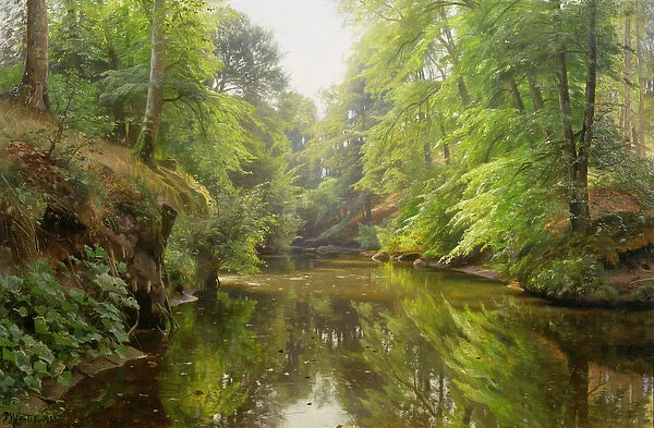 The Quiet River, 1913 (oil on canvas)