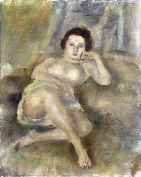 Reclining Girl, 1925 (oil on canvas)