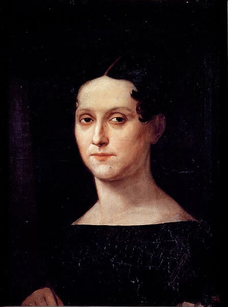Self Portrait Painting by Rosa Bacigalupo Carrera (19th century) 19th century Genes