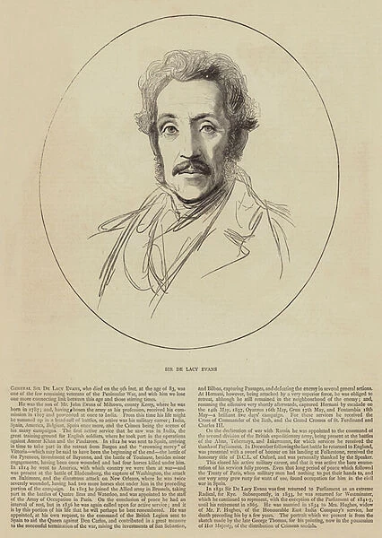 Sir De Lacy Evans (engraving)