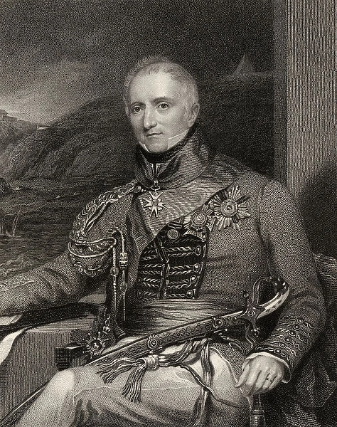 Sir Rufane Shaw Donkin, engraved by W. Holl, from National Portrait Gallery