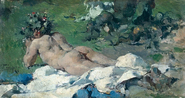 Study of a Nude, 1888 (oil on canvas)