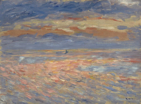 Sunset, 1879 or 1881 (oil on canvas)