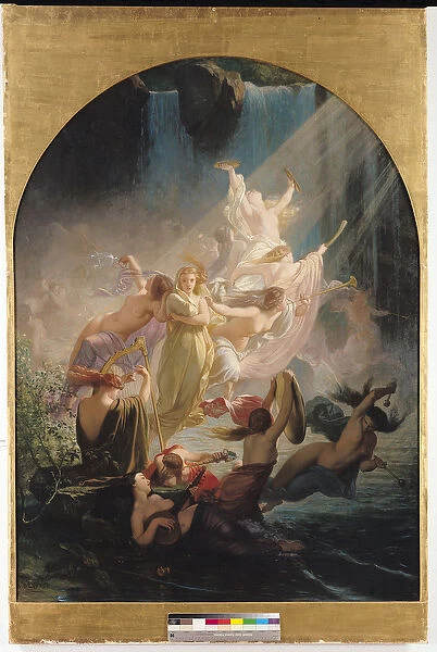 The Undines or, The Voice of the Torrent, 1857 (oil on canvas)
