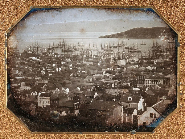 View of San Francisco Harbor, 1851 (daguerreotype)