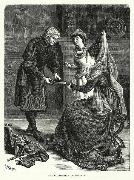 The Waldensian Colporteur (engraving)