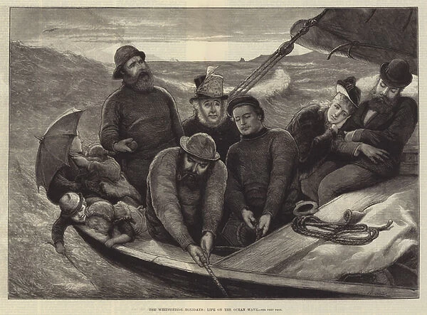 The Whitsuntide Holidays, Life on the Ocean Wave (engraving)