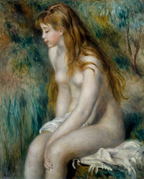 Young Girl Bathing, 1892 (oil on canvas)