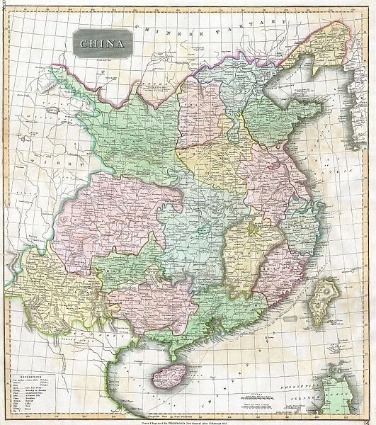 1815, Thomson Map of China and Formosa, Taiwan, John Thomson, 1777 - 1840, was a