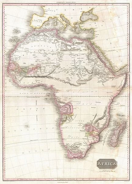 1818, Pinkerton Map of Africa, John Pinkerton, 1758 - 1826, Scottish antiquarian