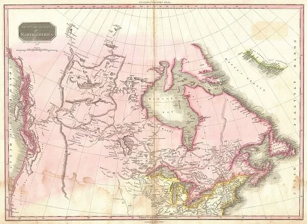 1818, Pinkerton Map of British North America or Canada, John Pinkerton, 1758 - 1826