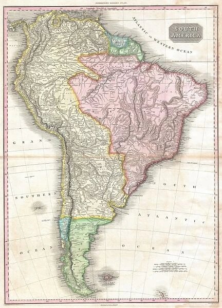 1818, Pinkerton Map of South America, John Pinkerton, 1758 - 1826, Scottish antiquarian
