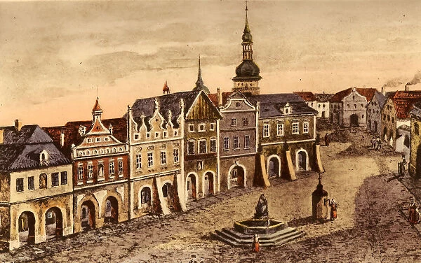 18th century Market squares Czech Republic Paintings