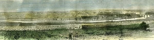 Aberdeen from the south, UK, 1885