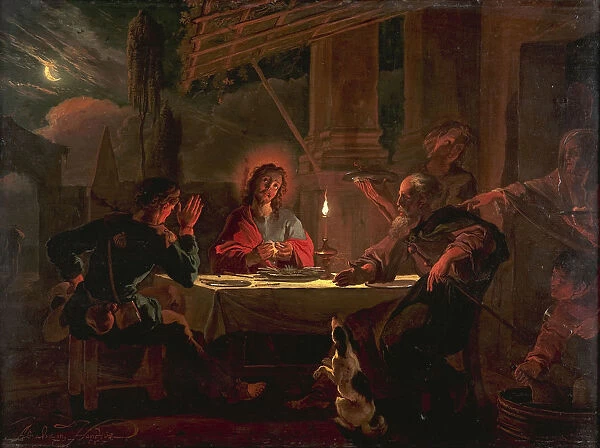 Abraham Hondius Christ Emmaus painting visual