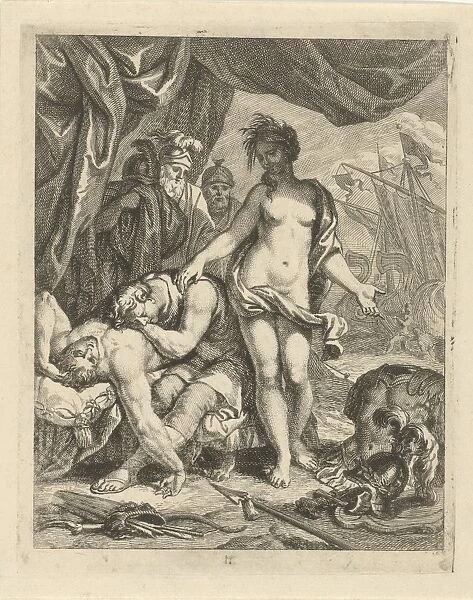 Achilles mourns the death of Patroclus, J. Alexander Janssens, Victor Honore Janssens, c