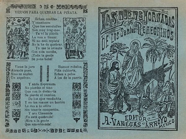 Two advertisments printed, same sheet, materials published, Vanegas Arroyo, left