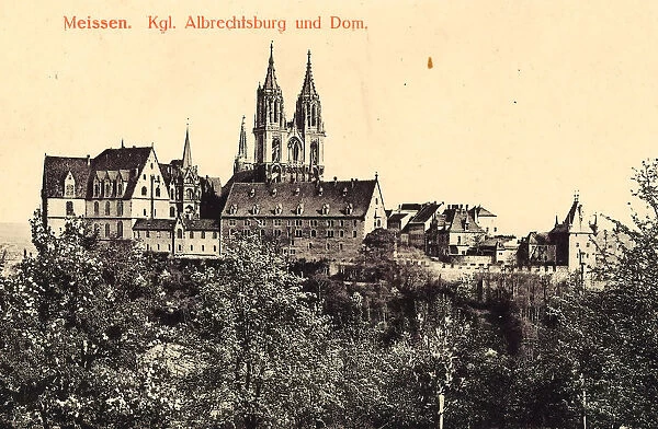 Albrechtsburg Meissen Cathedral 1912 MeiBen