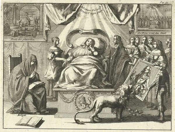 Allegory position William III savior fatherland
