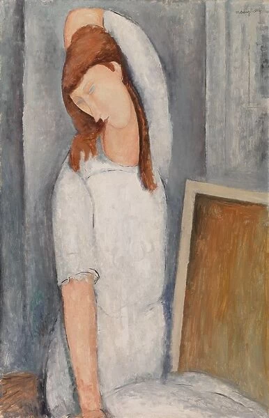Amedeo Modigliani Jeanne HA buterne 1919 Oil