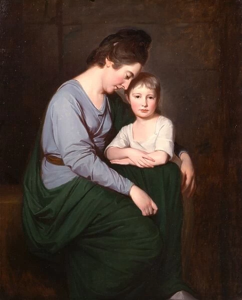 Ann Wilson with Her Daughter, Sybil Portrait of Mrs. George Wilson and her Daughter