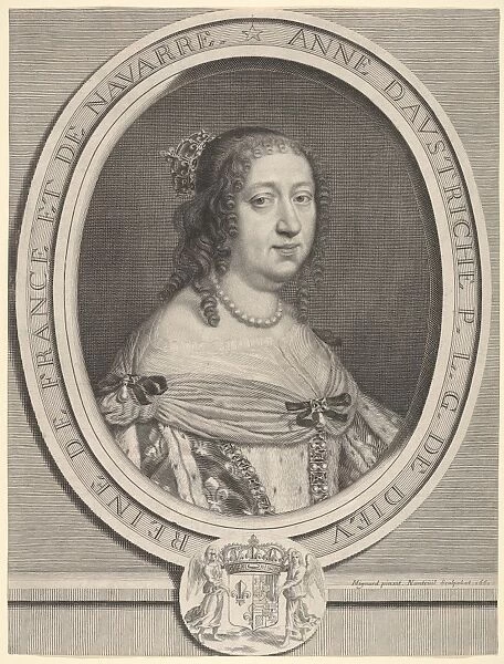 Anne Austria 1660 Engraving third fourth state