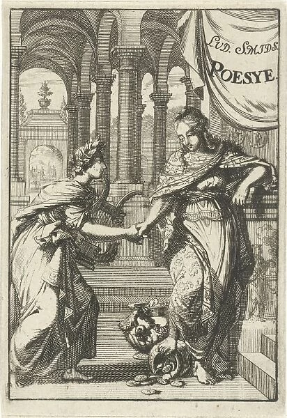 Apollo shakes hand young woman Title page L Smids