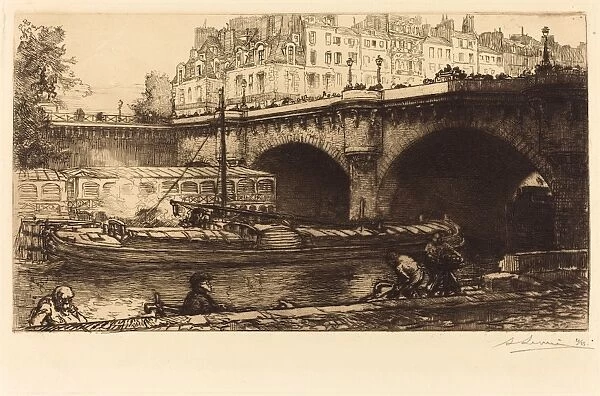 Auguste Lepa┼íre, Pont Neuf, French, 1849 - 1918, 1901, etching