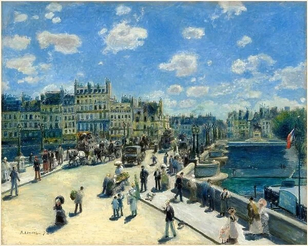 Auguste Renoir, French (1841-1919), Pont Neuf, Paris, 1872, oil on canvas