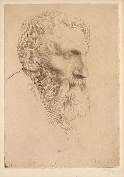 Auguste Rodin 1881 Alphonse Legros French 1837-1911