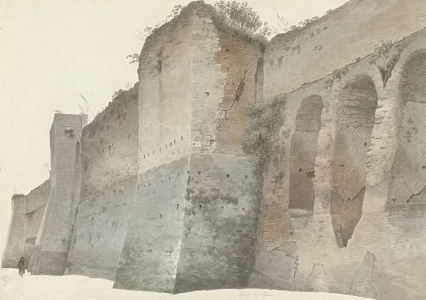 Aurelian Wall Rome Drawing group 46 drawings