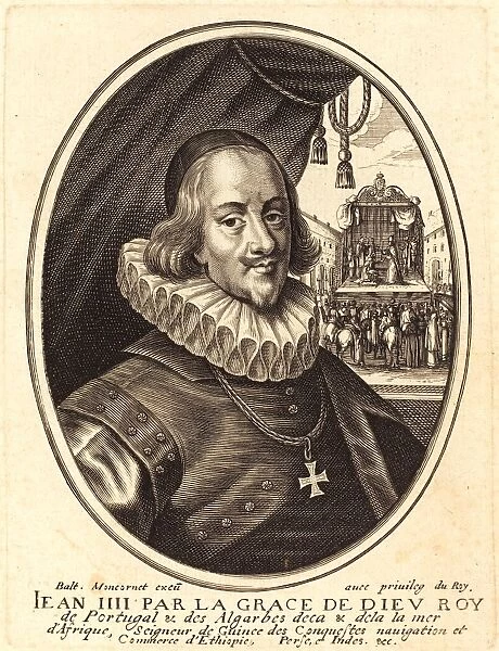 Balthasar Moncornet, French (c. 1600-1668), Jean IV, Duke of Bragance, engraving