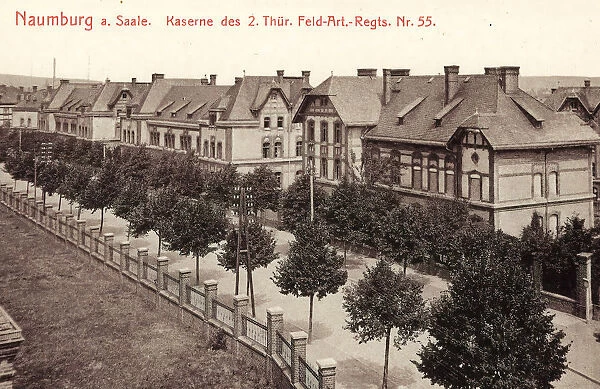 Barracks Naumburg Saale 2. Thüringisches Feldartillerie-Regiment Nr. 55