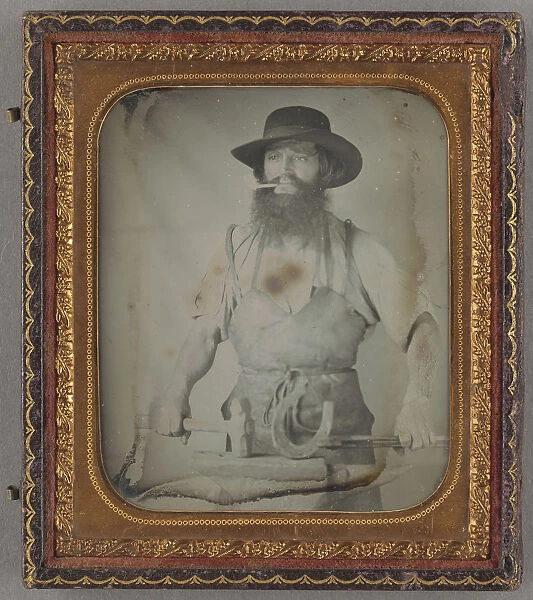 Blacksmith American 1858 Daguerreotype