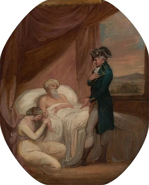 The Brahmin Committing his Daughter Coraly to the Care of Blandford, Thomas Kirk